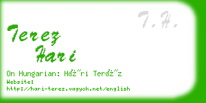 terez hari business card